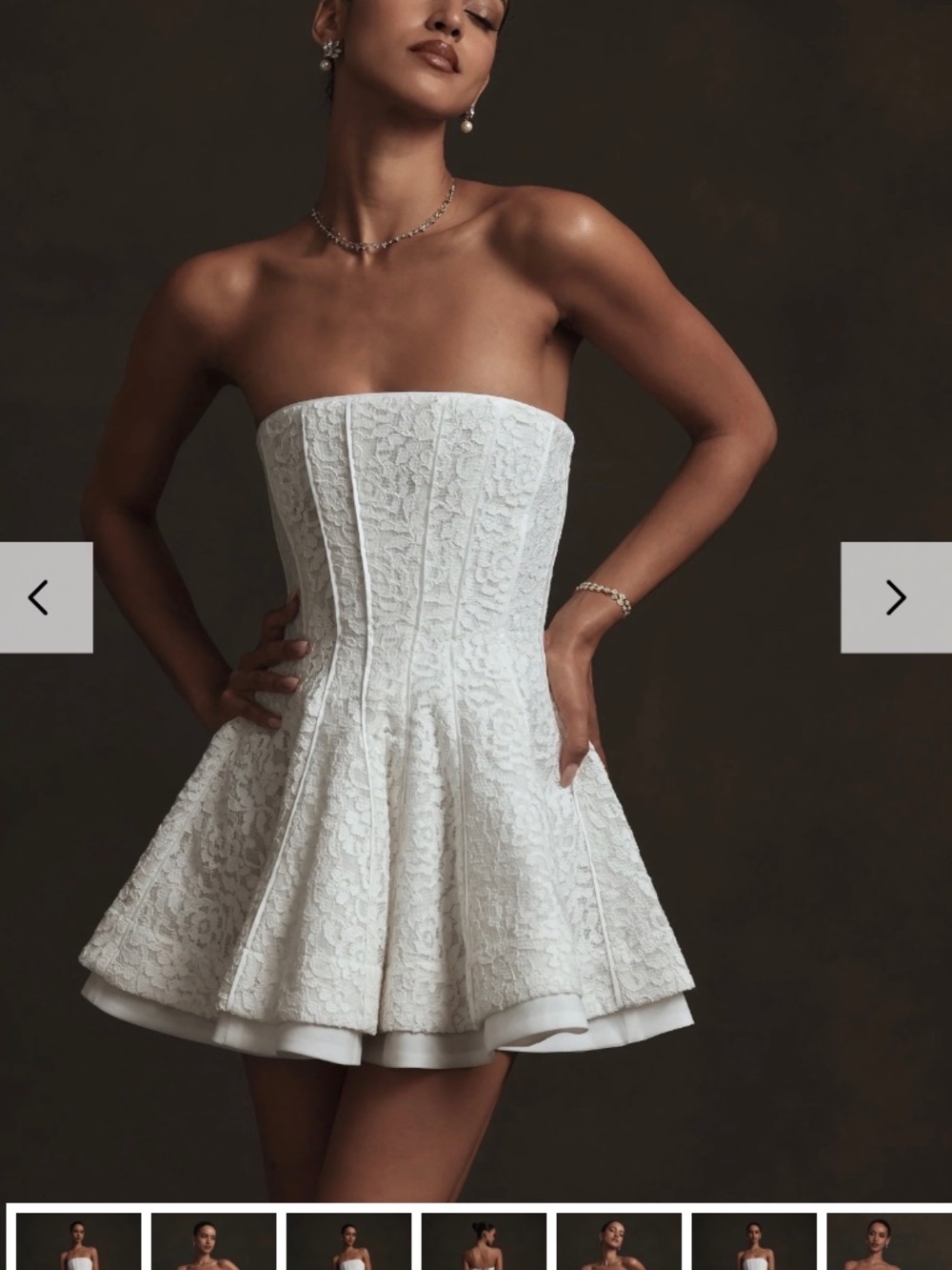 V Chapman lace mini dress from this season